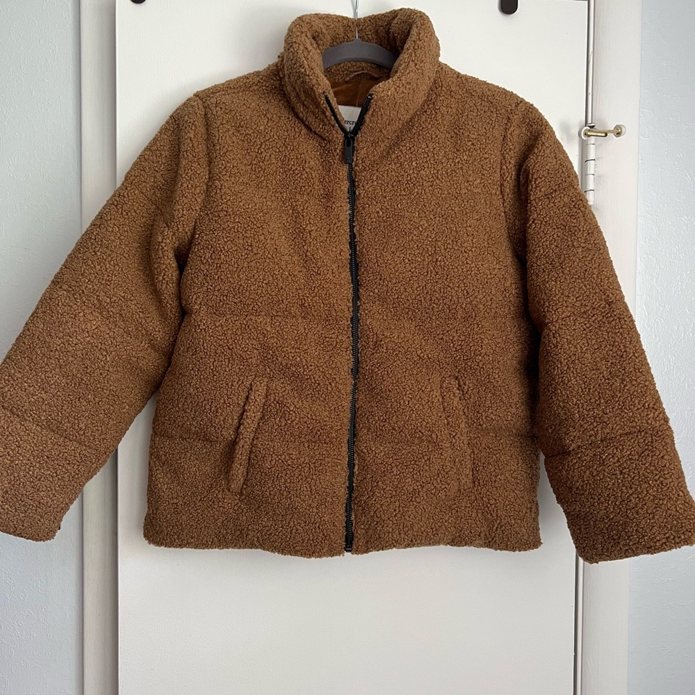 Abercrombie Kids - Brown Sherpa Puffer